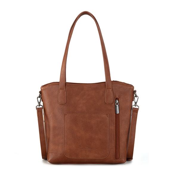 Montana West Leopard Tooled Concealed Carry Tote/Crossbody *NEW in Package* - Picture 3 of 5